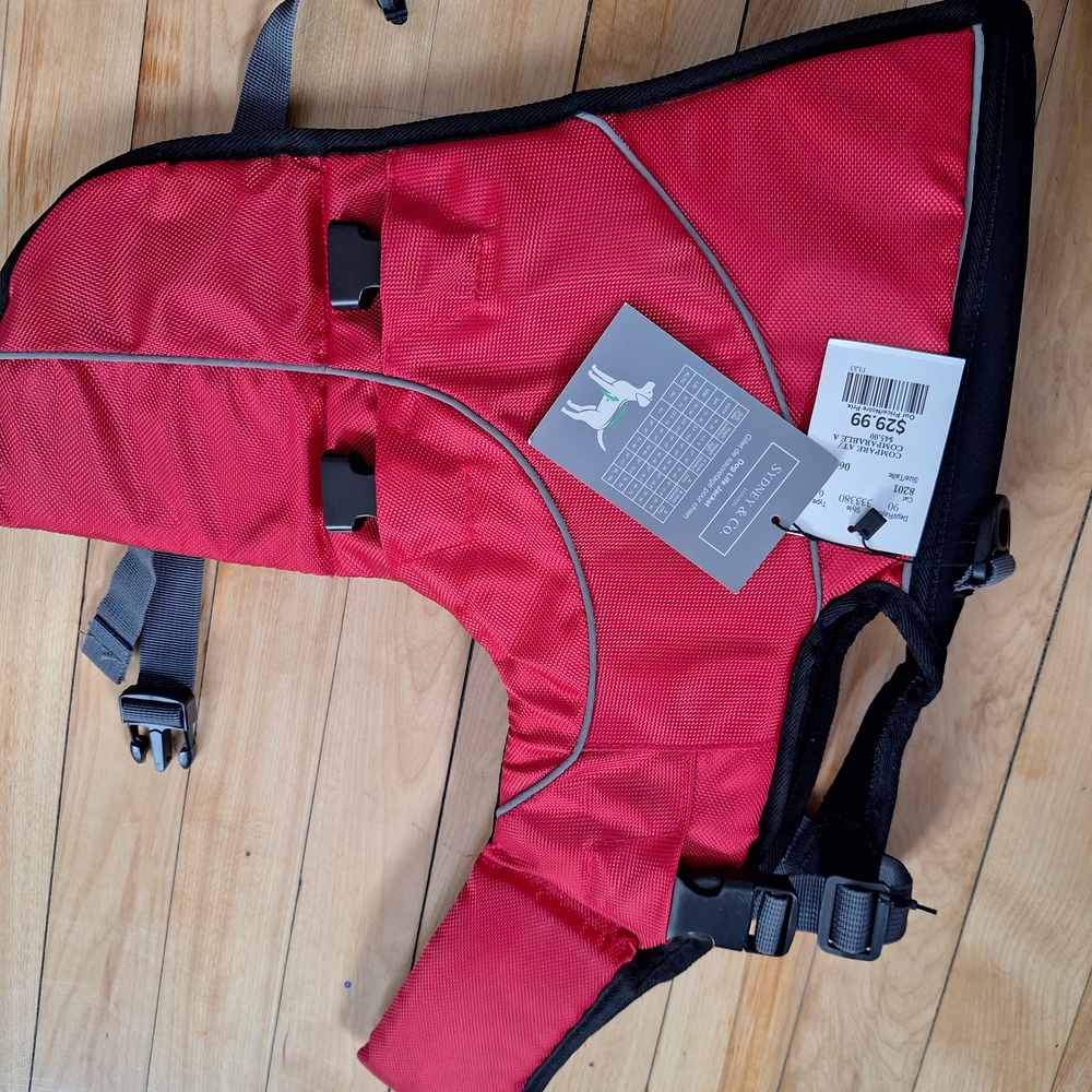 Red Dog Life Jacket Vest - Brand: Unknown